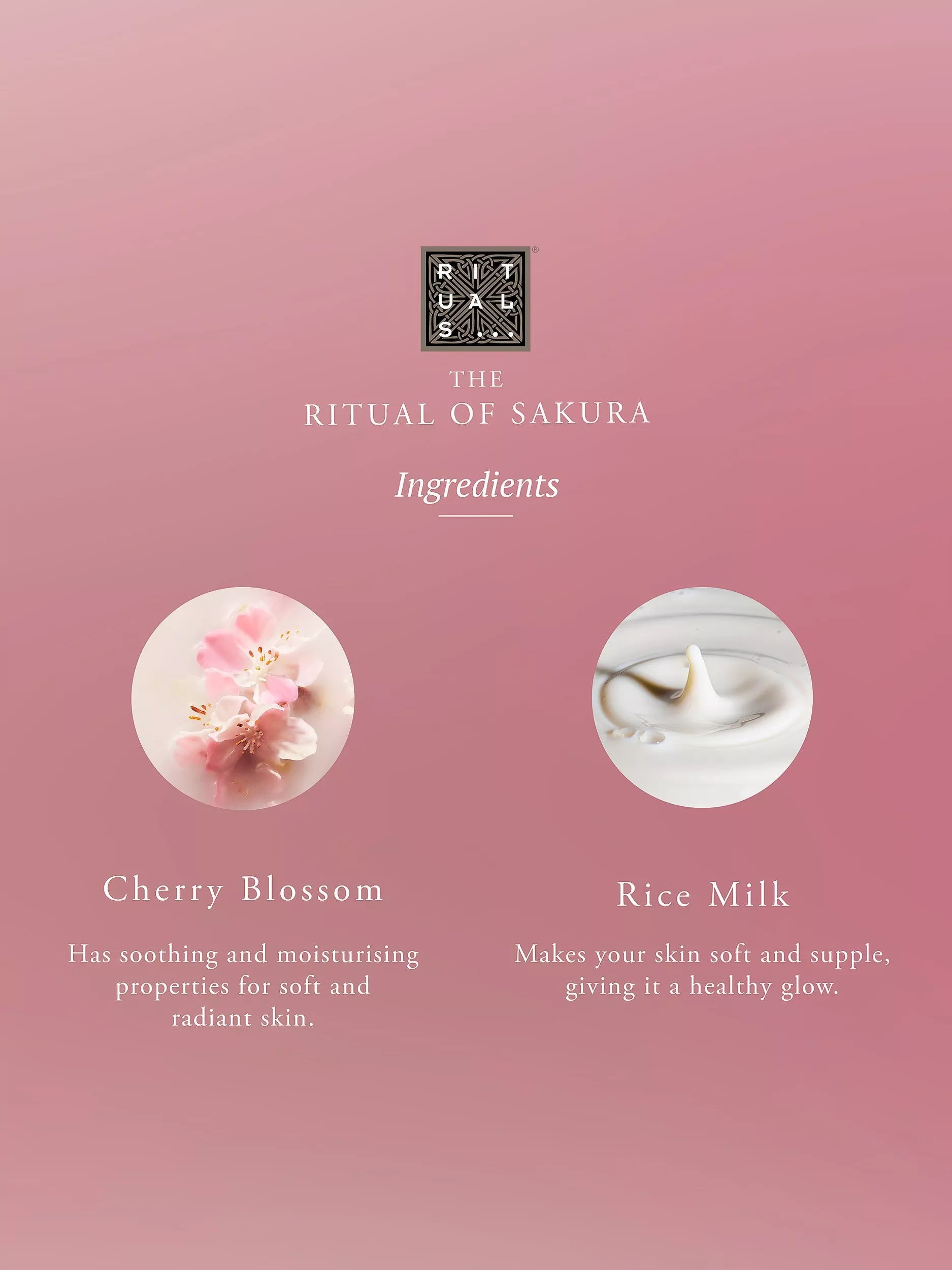 Rituals Sakura whipped body cream refill 220ml (British brand)