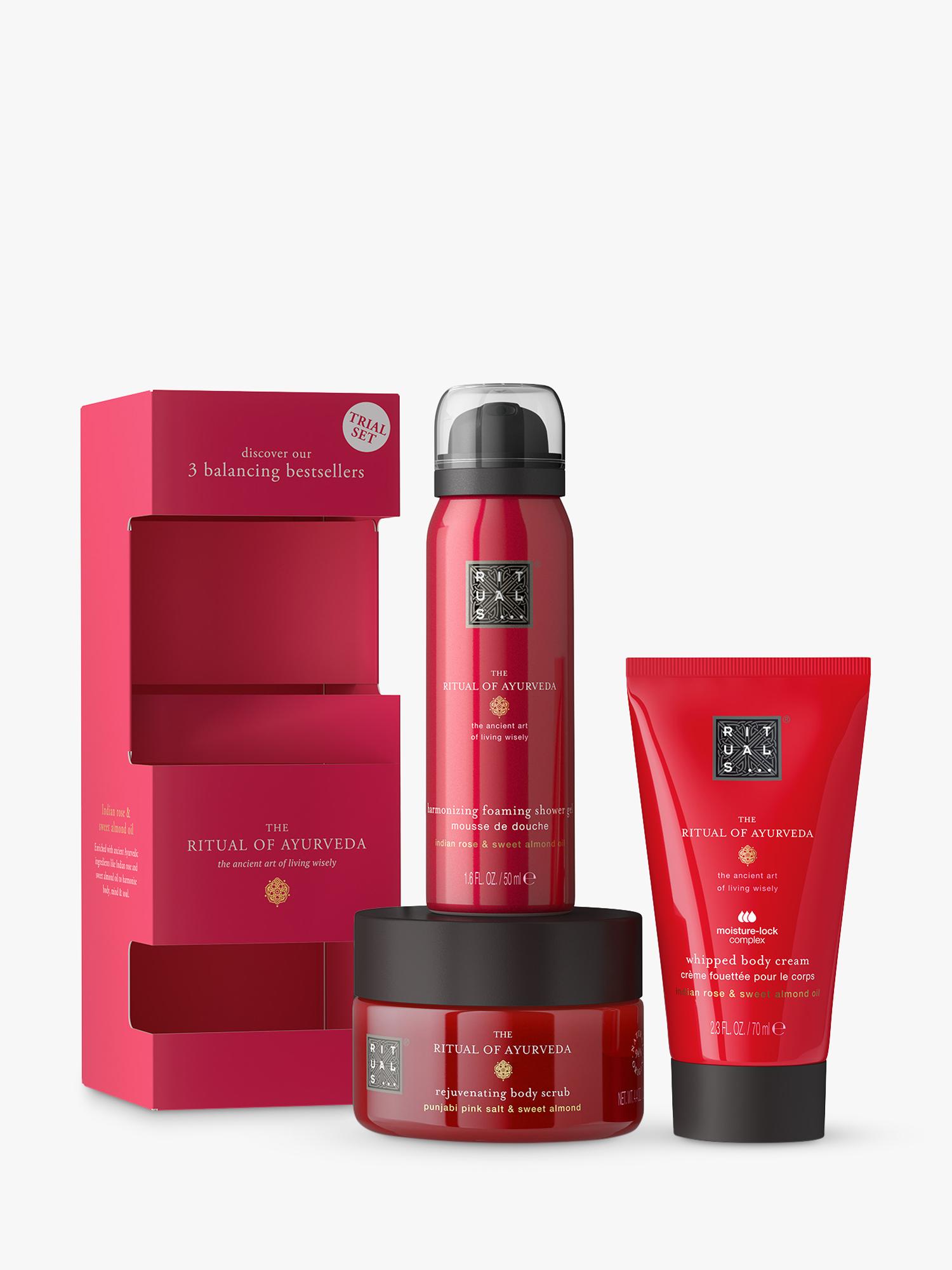 Rituals Ayurveda trial bodycare gift set, imported from the UK