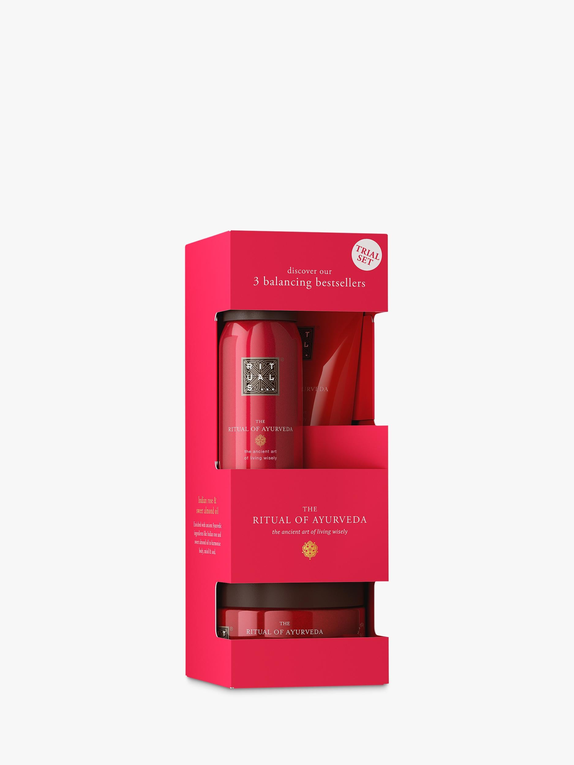 Rituals Ayurveda trial bodycare gift set, imported from the UK