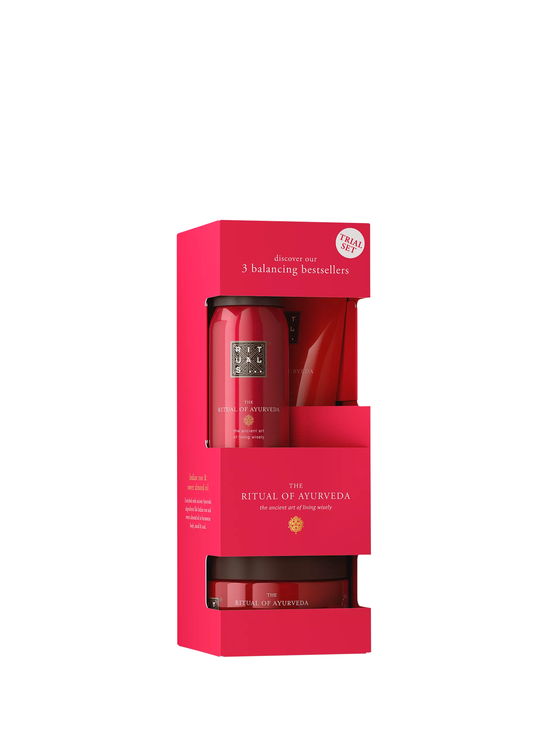 Rituals Ayurveda trial bodycare gift set, imported from the UK