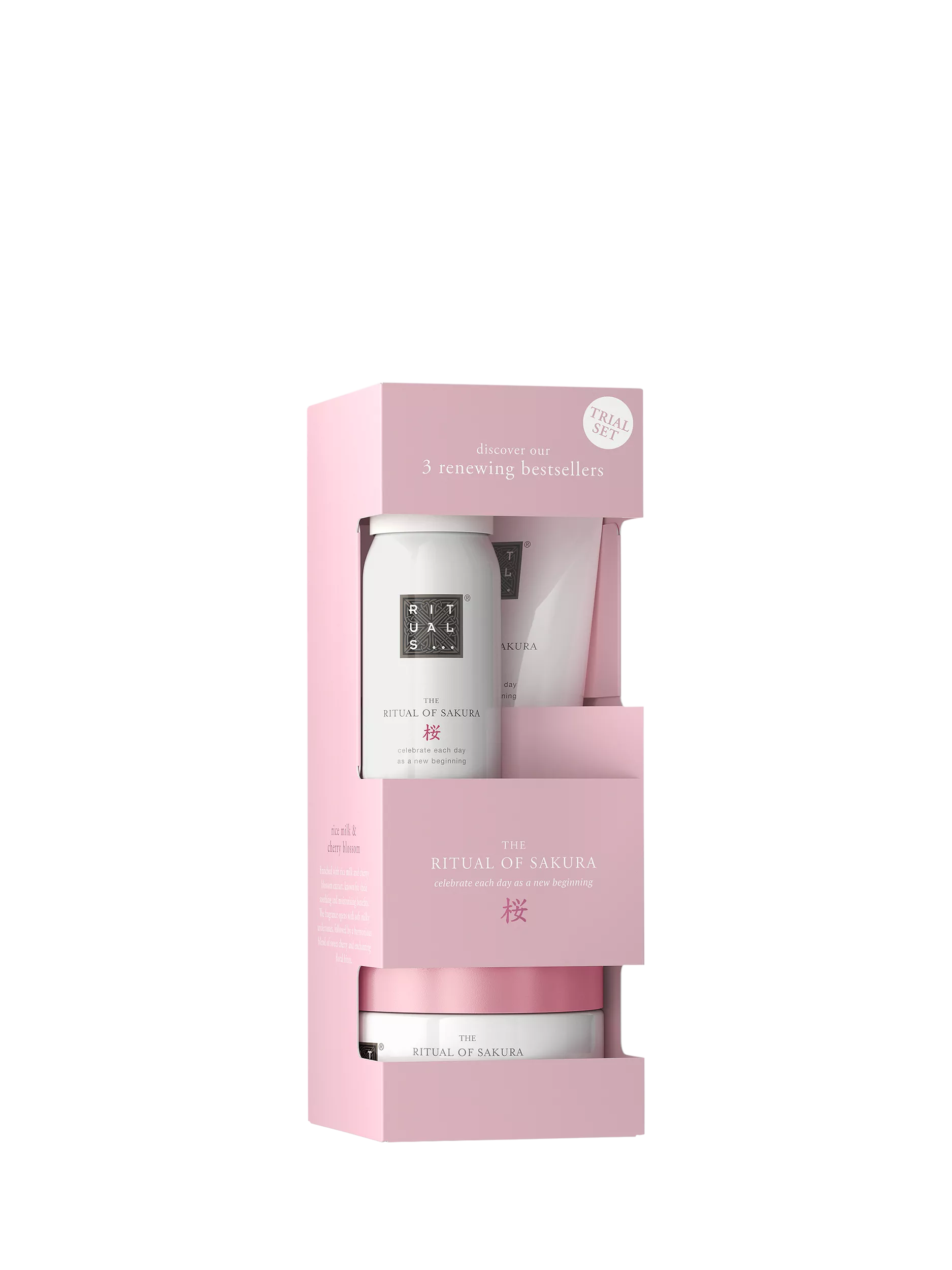 Rituals Sakura trial bodycare gift set with cherry blossom - British product