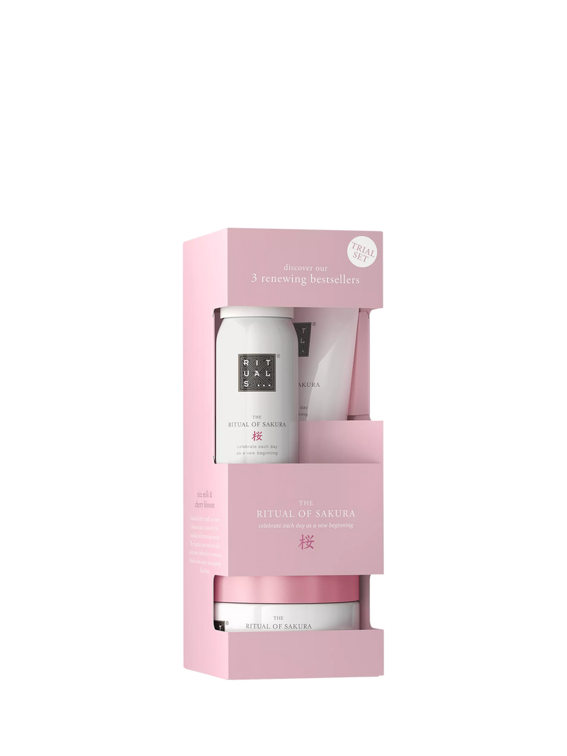 Rituals Sakura trial bodycare gift set with cherry blossom - British product