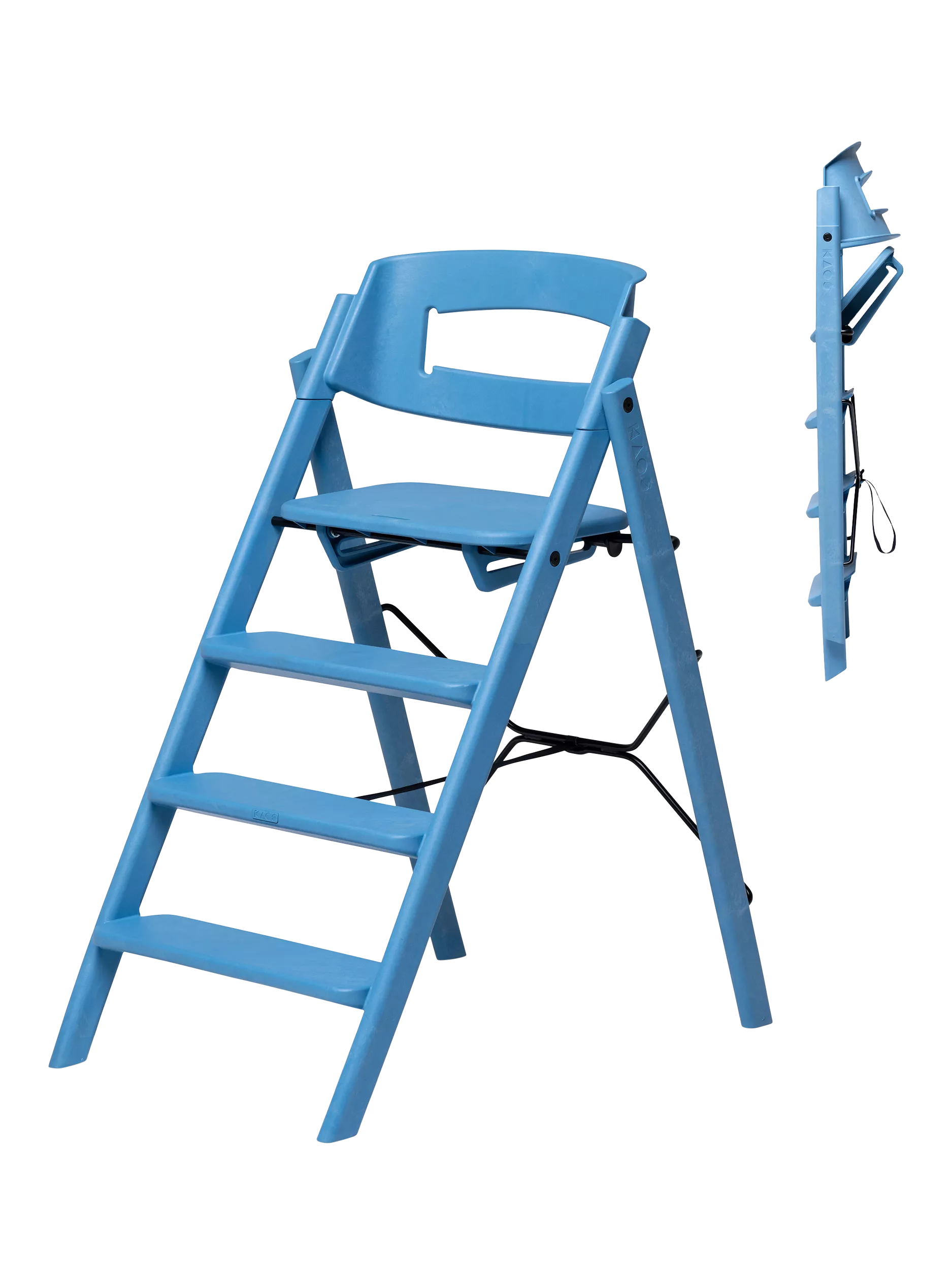 KAOS Klapp highchair Swedish Blue, UK version