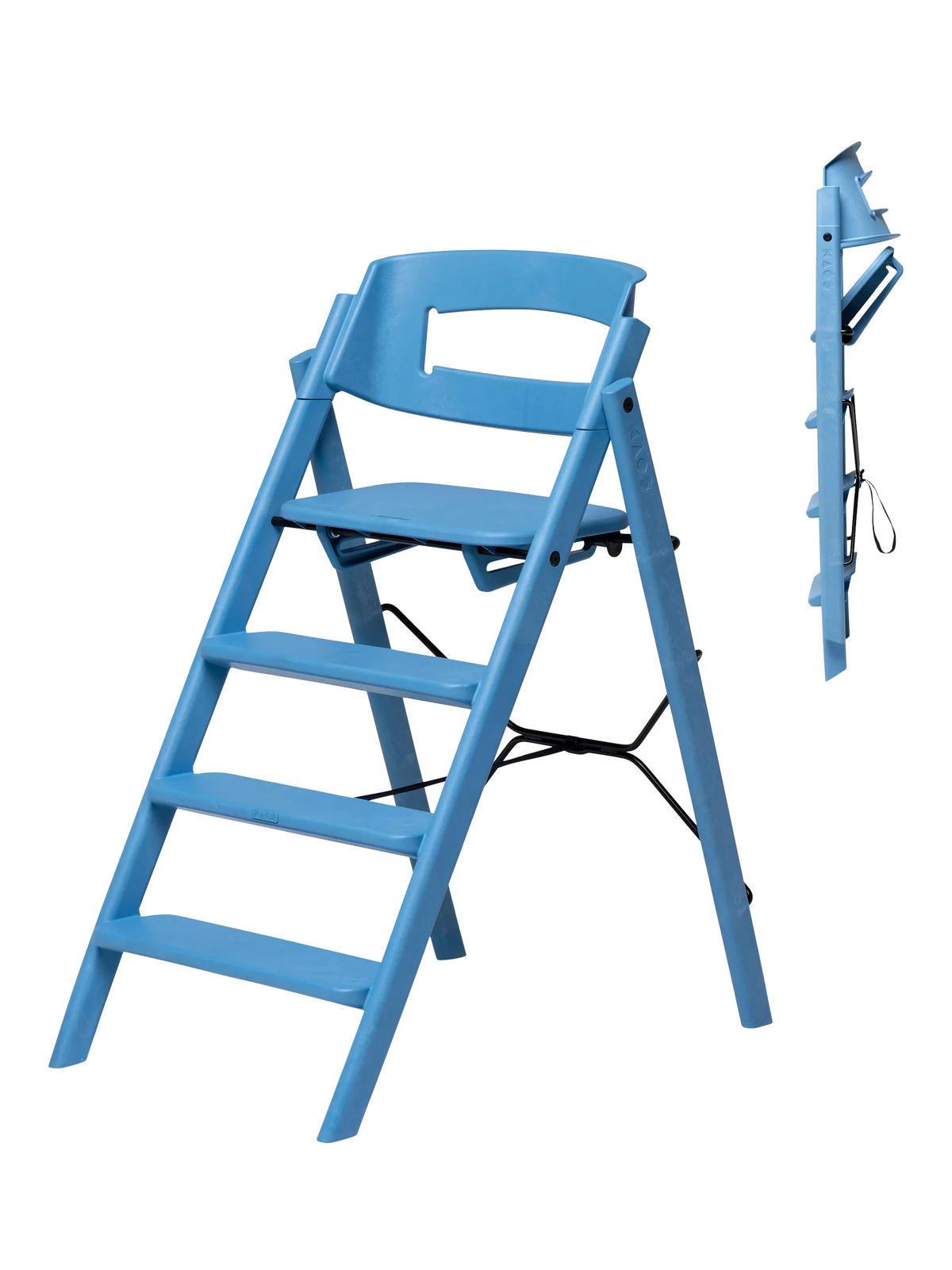 KAOS Klapp highchair Swedish Blue, UK version