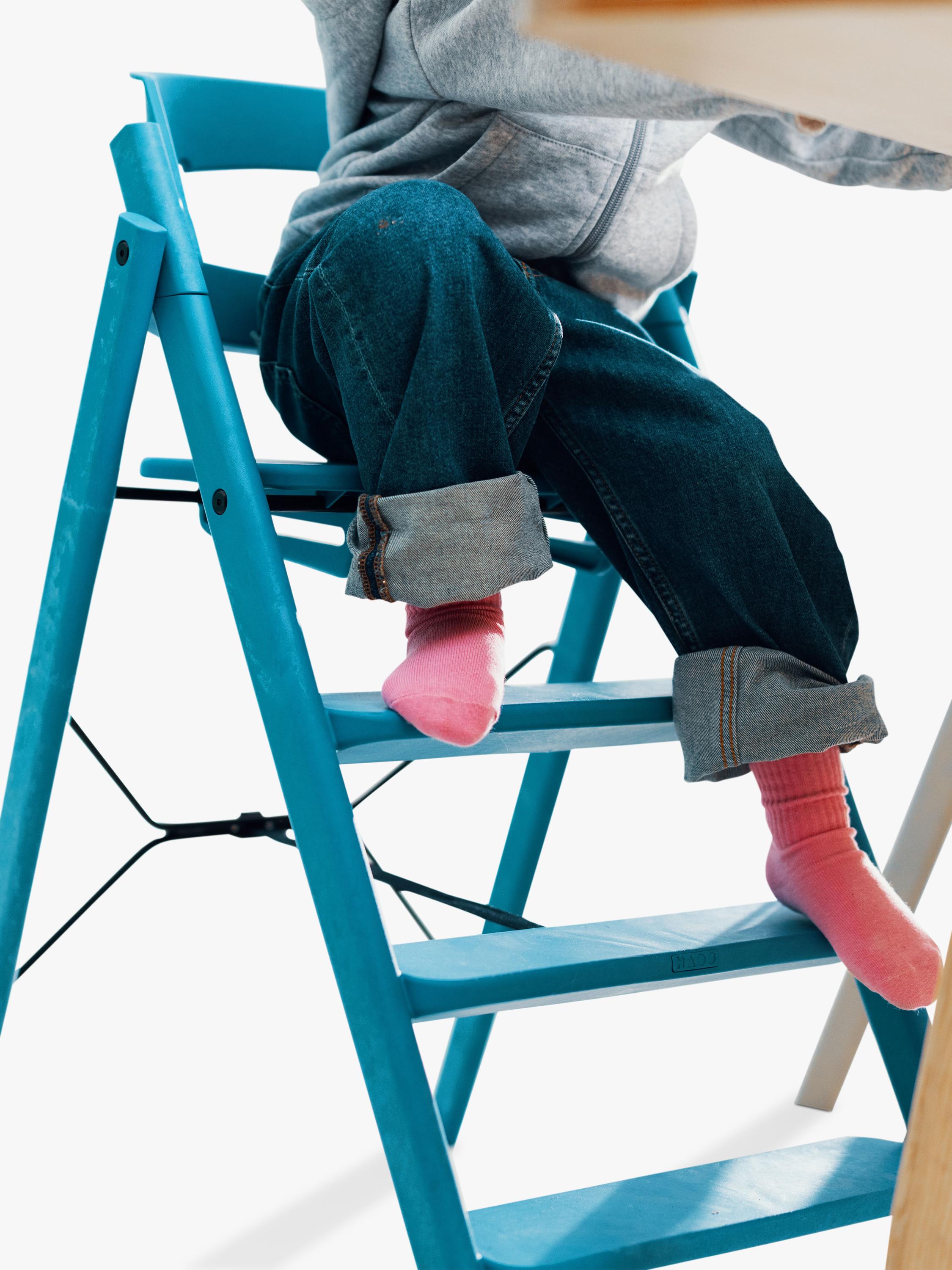 KAOS Klapp highchair Swedish Blue, UK version