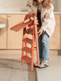 KAOS Klapp highchair terracotta pink foldable - British product