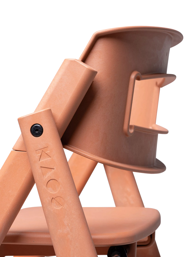 KAOS Klapp highchair terracotta pink (British brand)