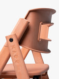 KAOS Klapp highchair terracotta pink foldable - British product