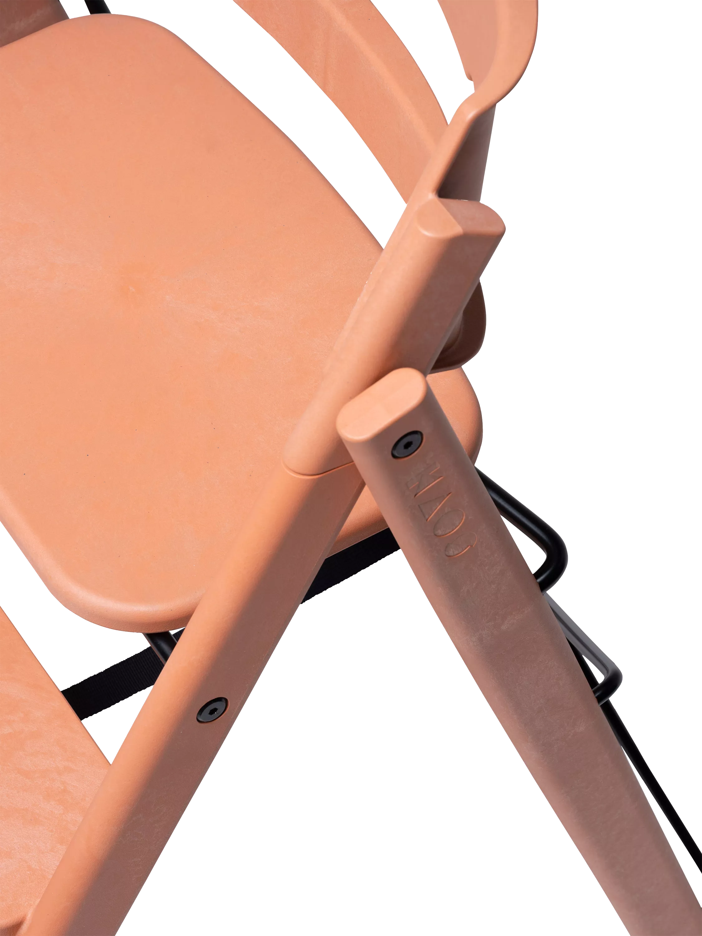 KAOS Klapp highchair terracotta pink (British brand)