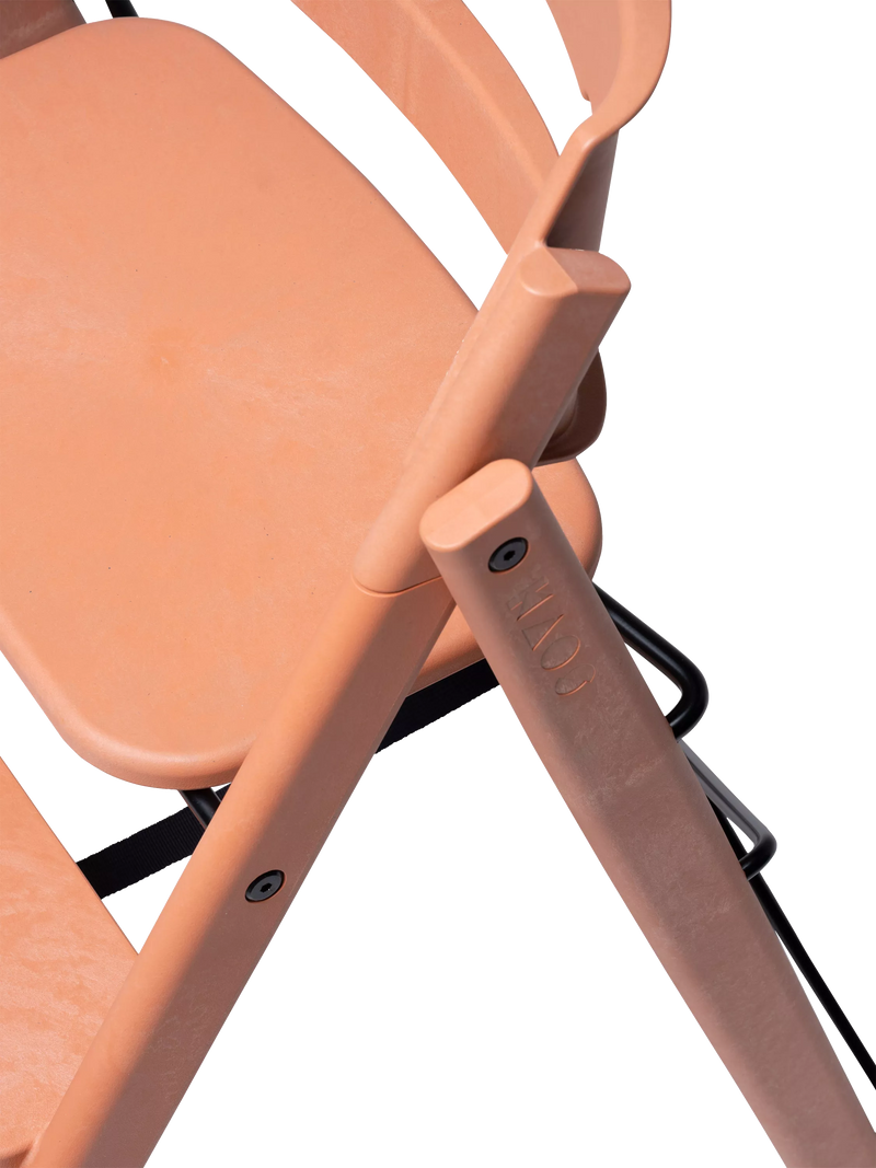 KAOS Klapp highchair terracotta pink (British brand)