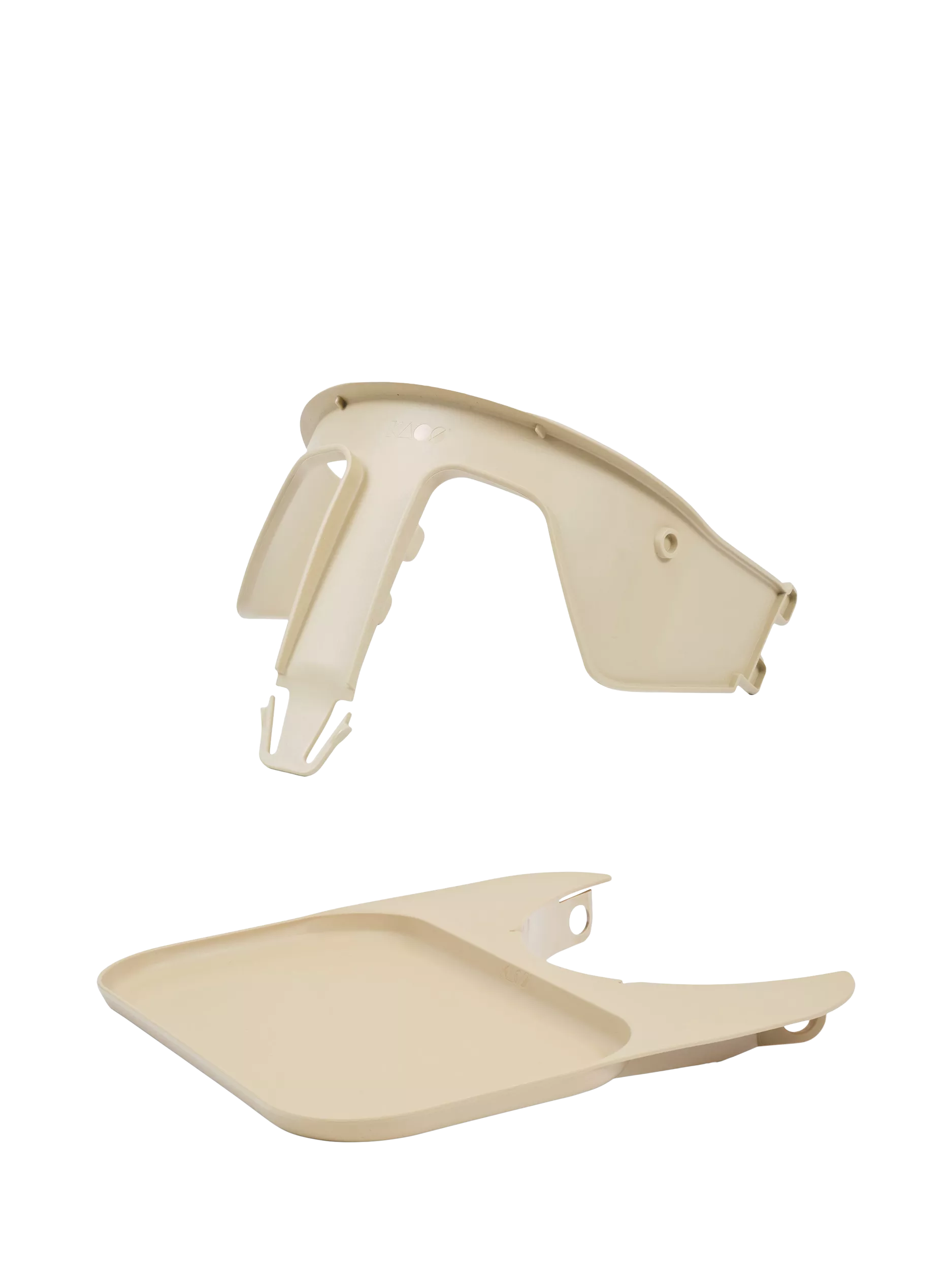 KAOS Klapp safety rail and tray desert sand, UK version