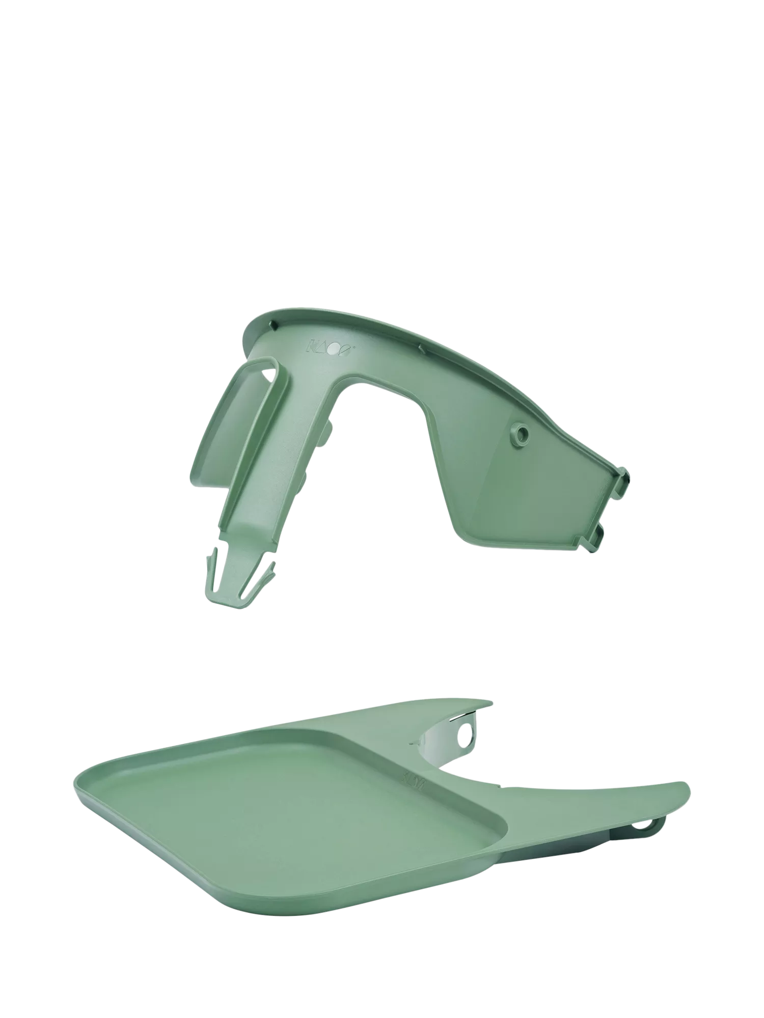 KAOS Klapp safety rail and tray Mineral Green (British brand)