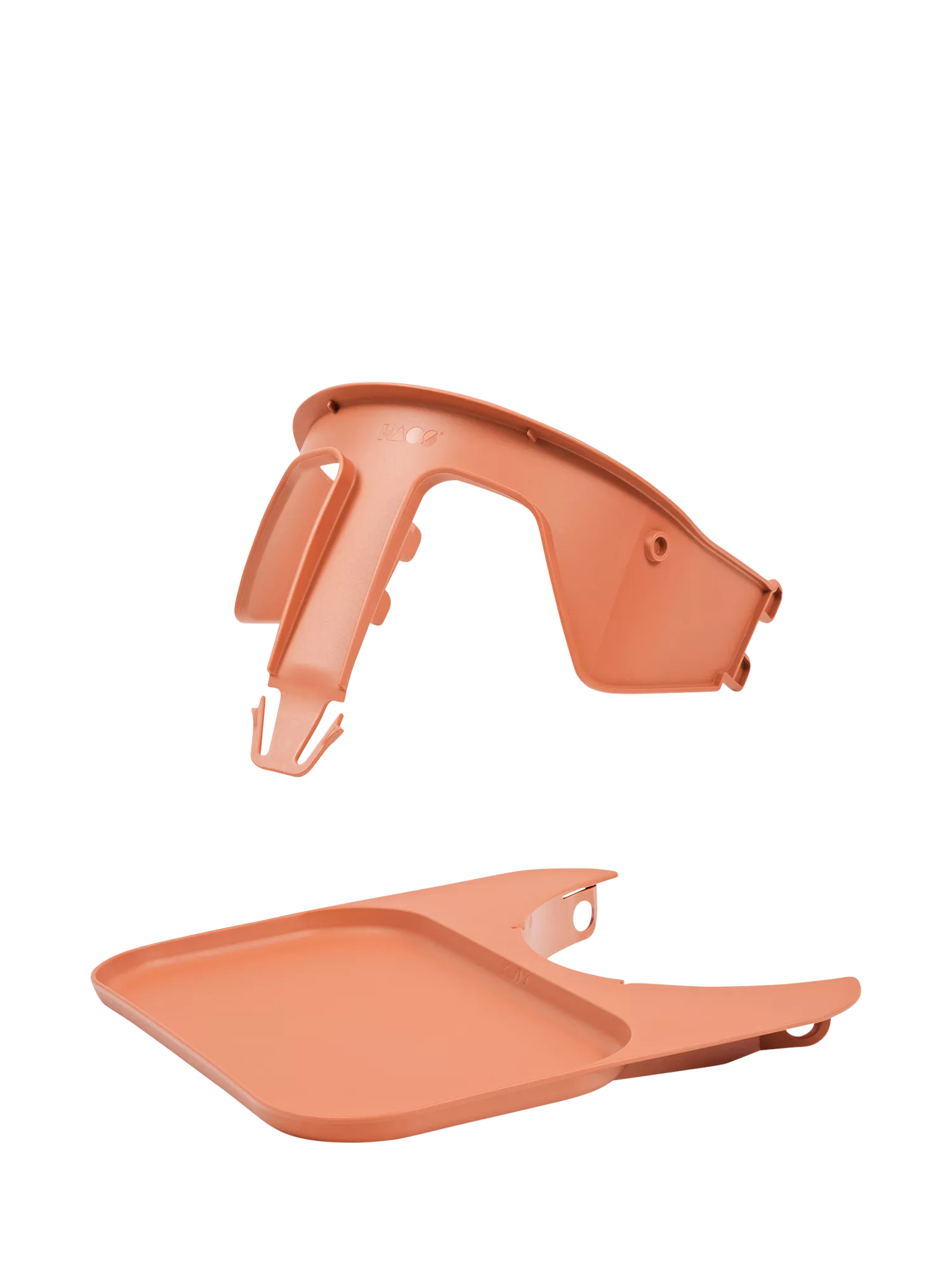 KAOS safety rail and tray terracotta pink, imported from the UK