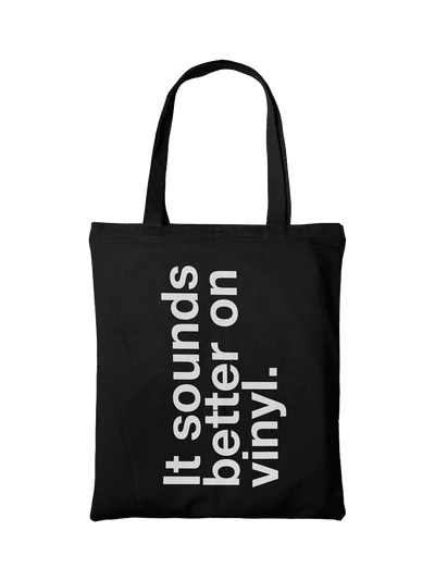 John Lewis Rough Trade It Sounds Better On Vinyl Tote Bag Black Multi- Buy online at McGrocer