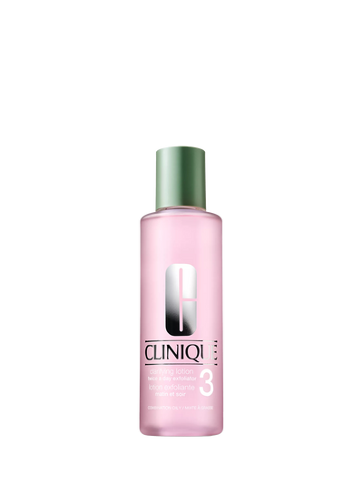John Lewis Clinique Clarifying Lotion 3 Twice a Day Exfoliator 400ml- Buy online at McGrocer