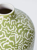 John Lewis Archive stoneware vase green - British product