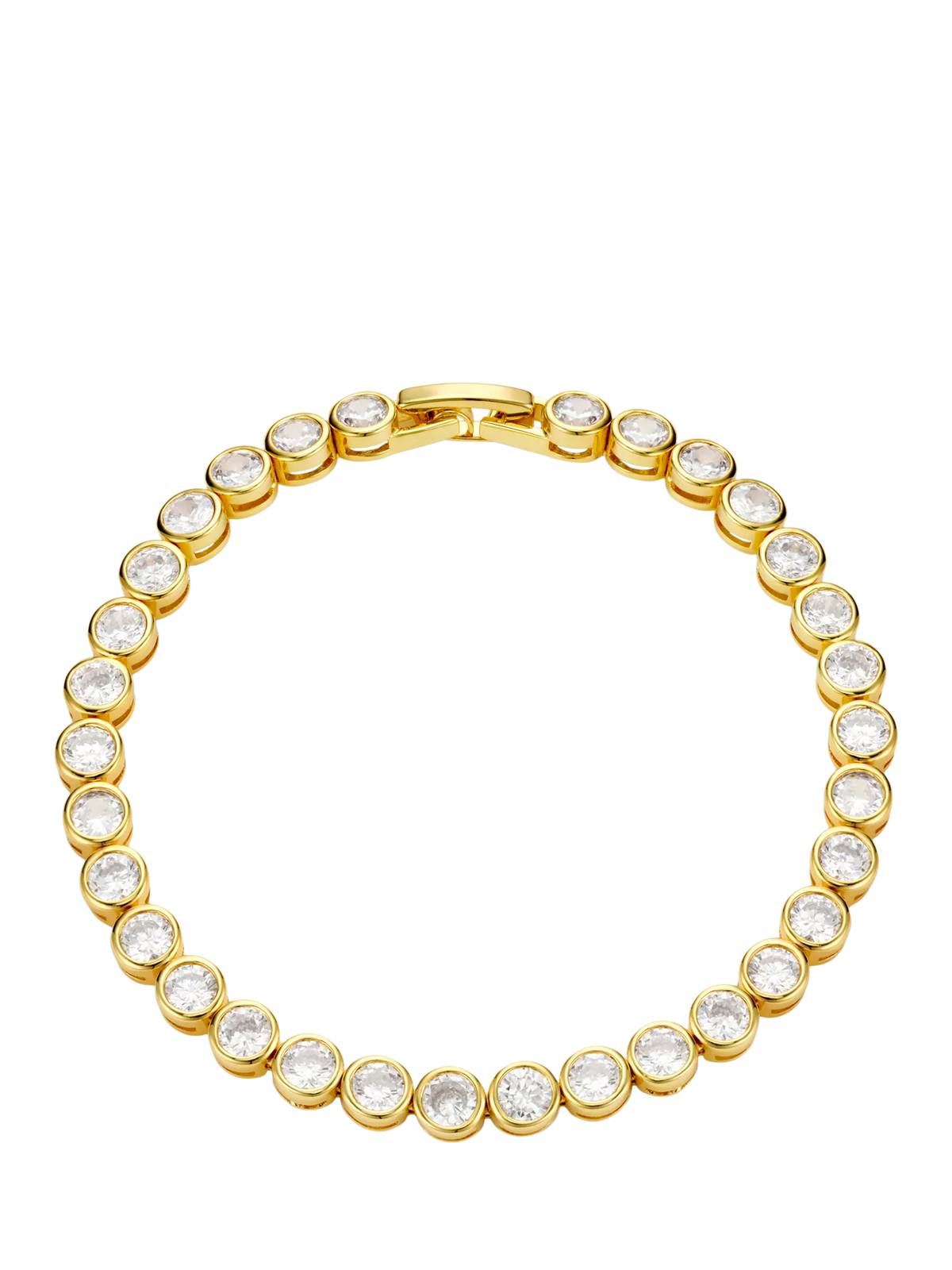 Orelia LUXE waterproof tennis bracelet 17cm gold - British product