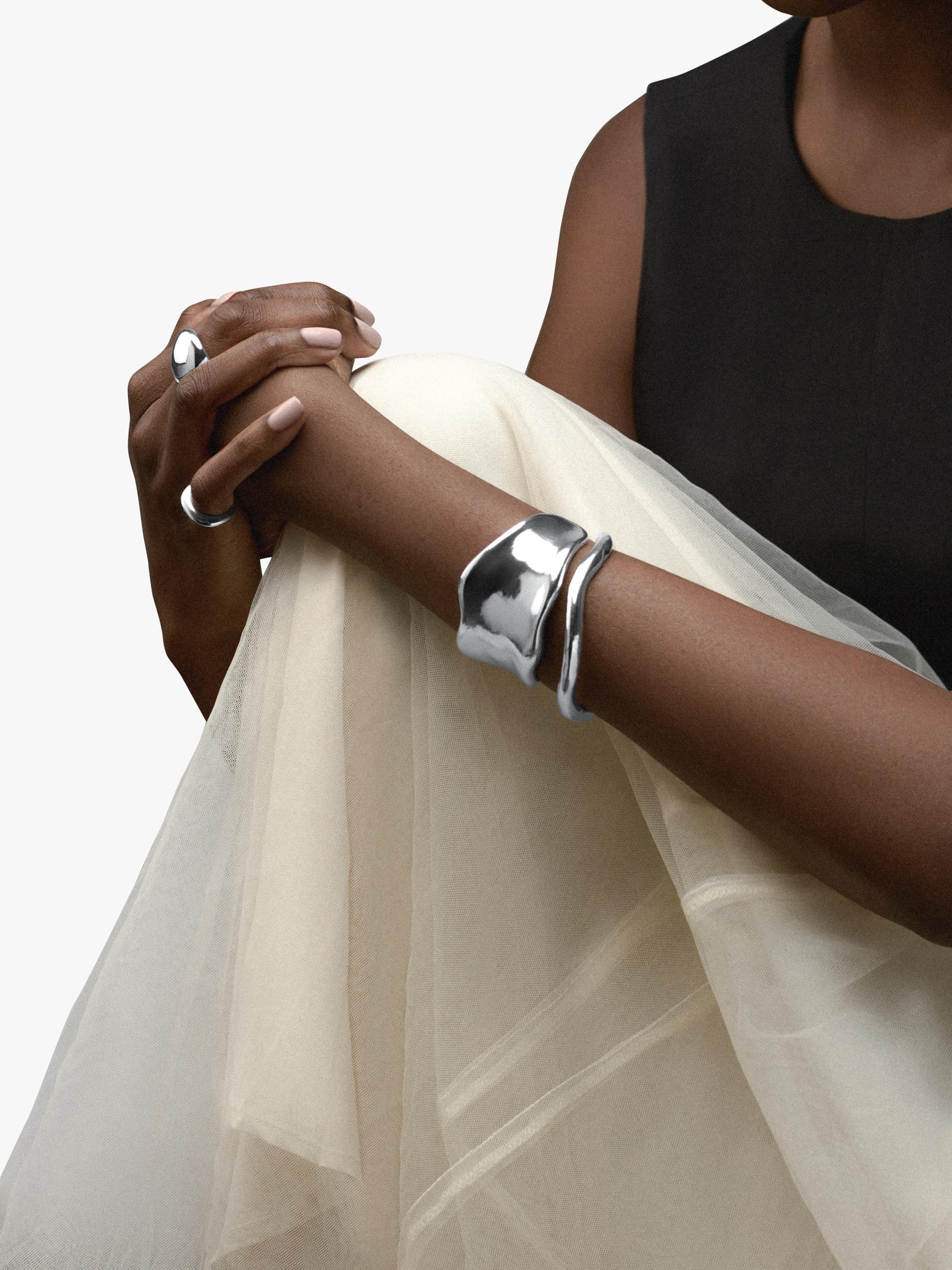 Orelia molten cuff bracelet silver 925 sterling - British product
