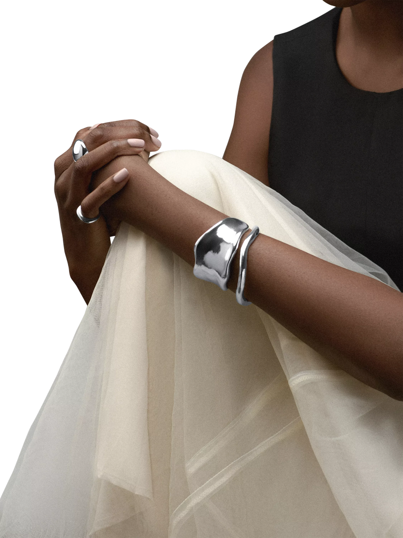 Orelia molten cuff bracelet silver 925 sterling - British product