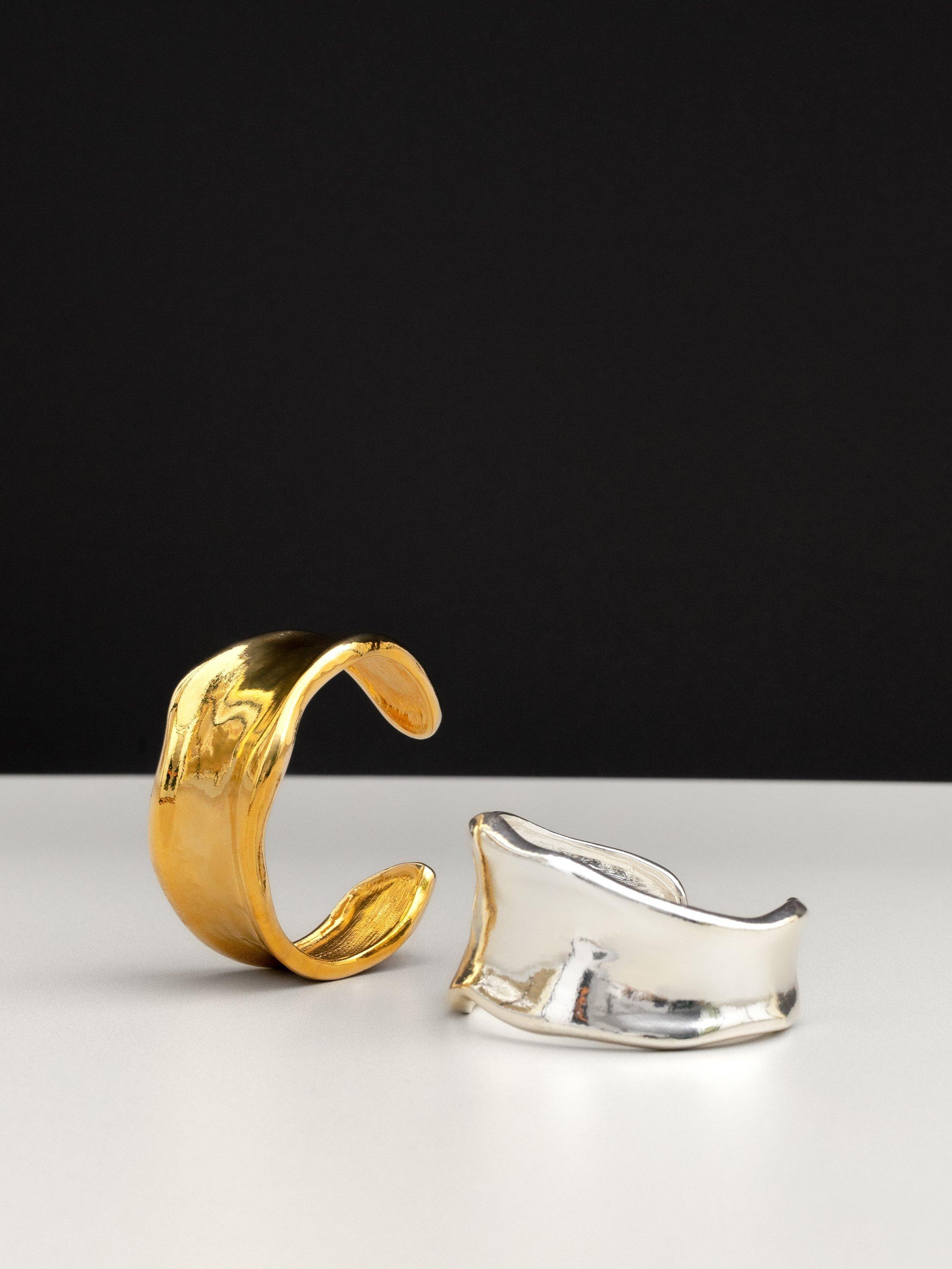 Orelia molten cuff bracelet silver 925 sterling - British product