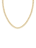 Orelia tennis necklace pale gold 40.5cm (British brand)