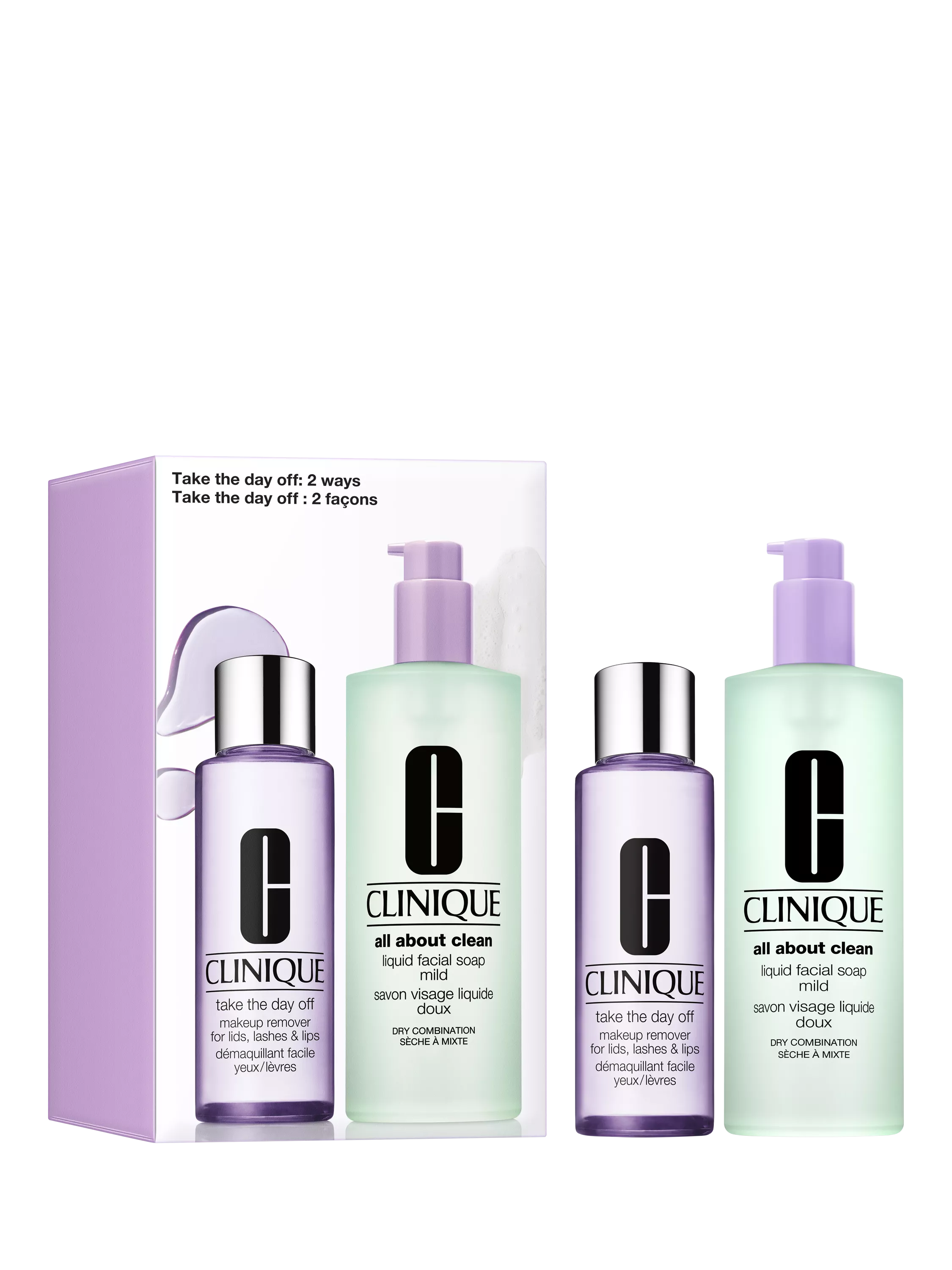Clinique Take The Day Off skincare gift set, imported from the UK