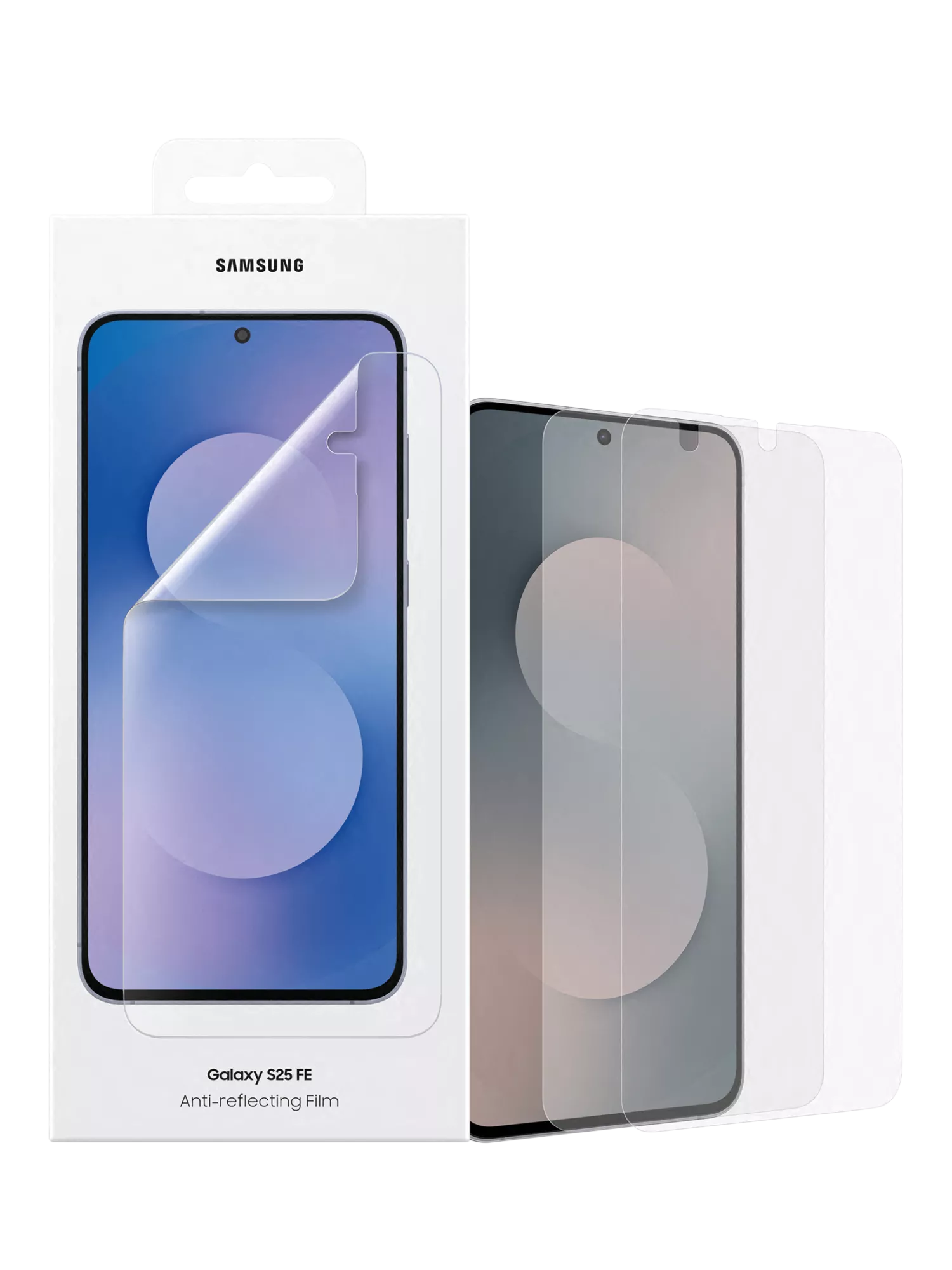 Samsung S25 FE anti-reflecting film pack of 2 - British product