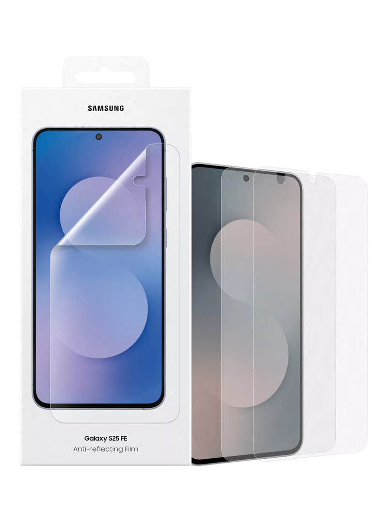 Samsung S25 FE anti-reflecting film pack of 2 - British product
