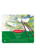 Derwent Academy watercolour pencils tin of 24, UK version