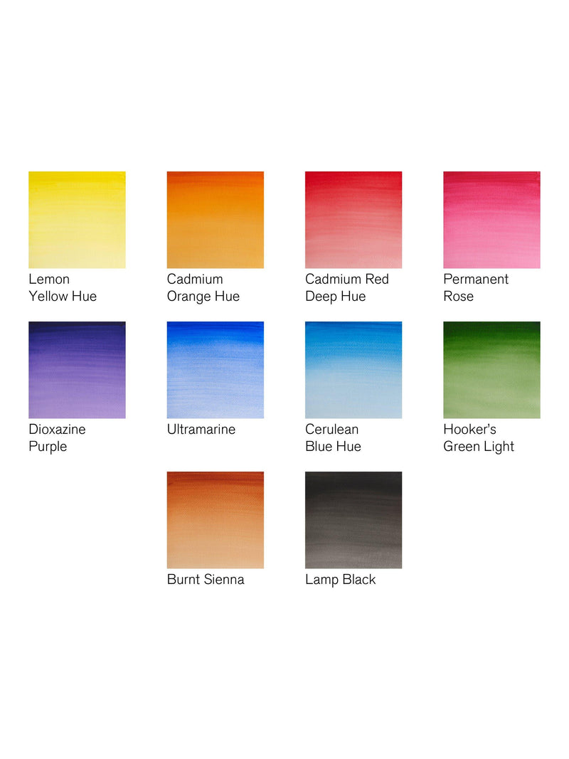 Winsor & Newton Cotman essential watercolour set 10x5ml, UK version