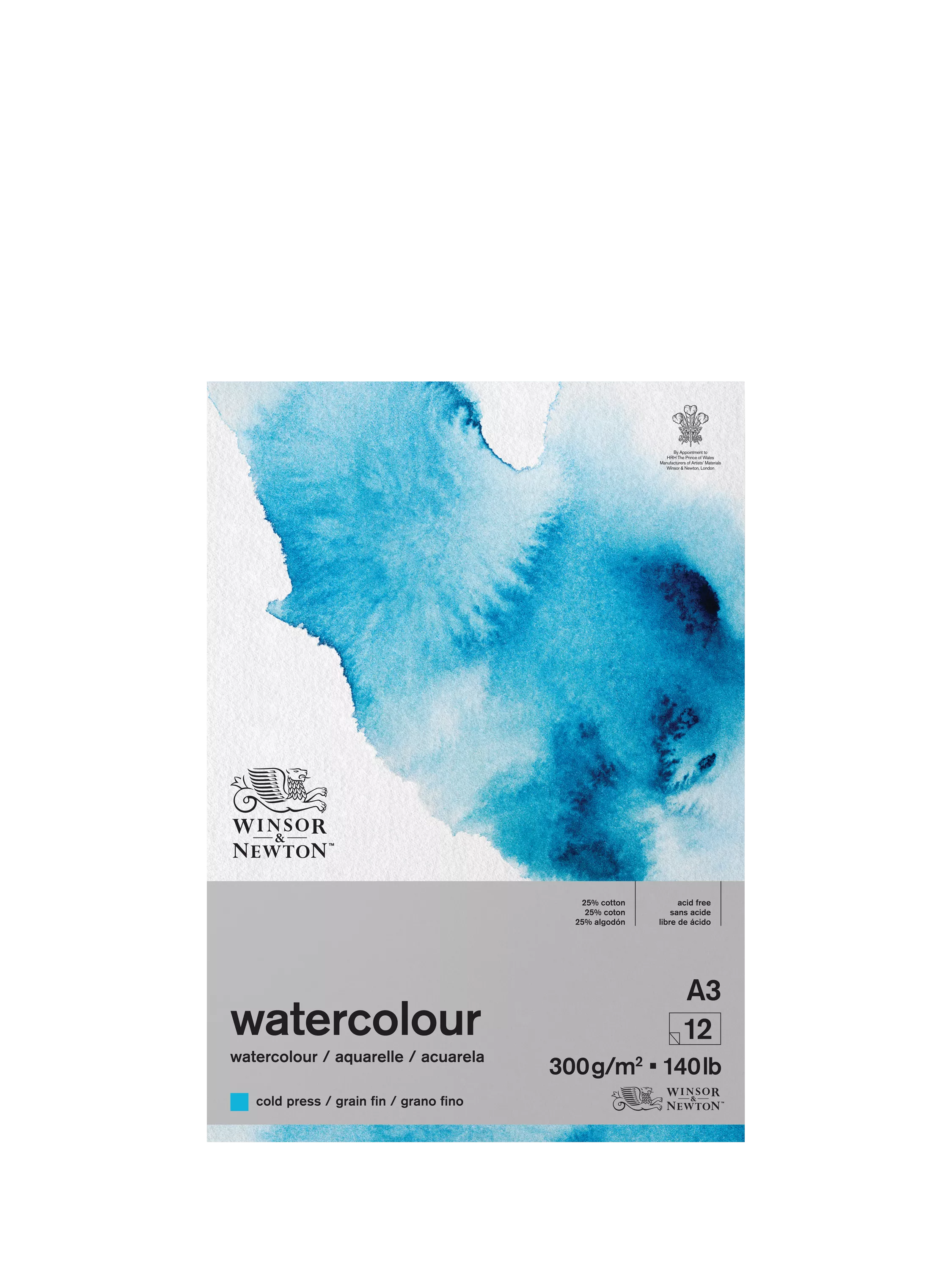 Winsor & Newton A3 watercolour pad 12 sheets (British brand)