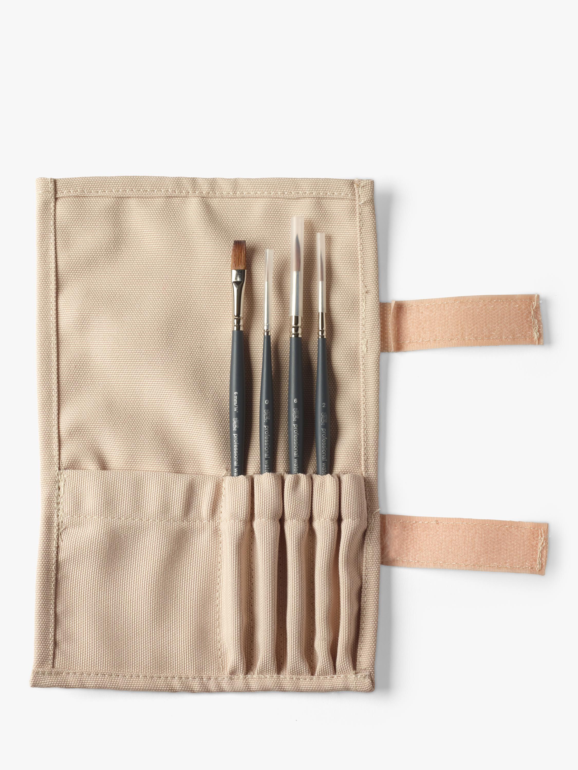 Winsor & Newton professional watercolour brushes set of 4 - British product
