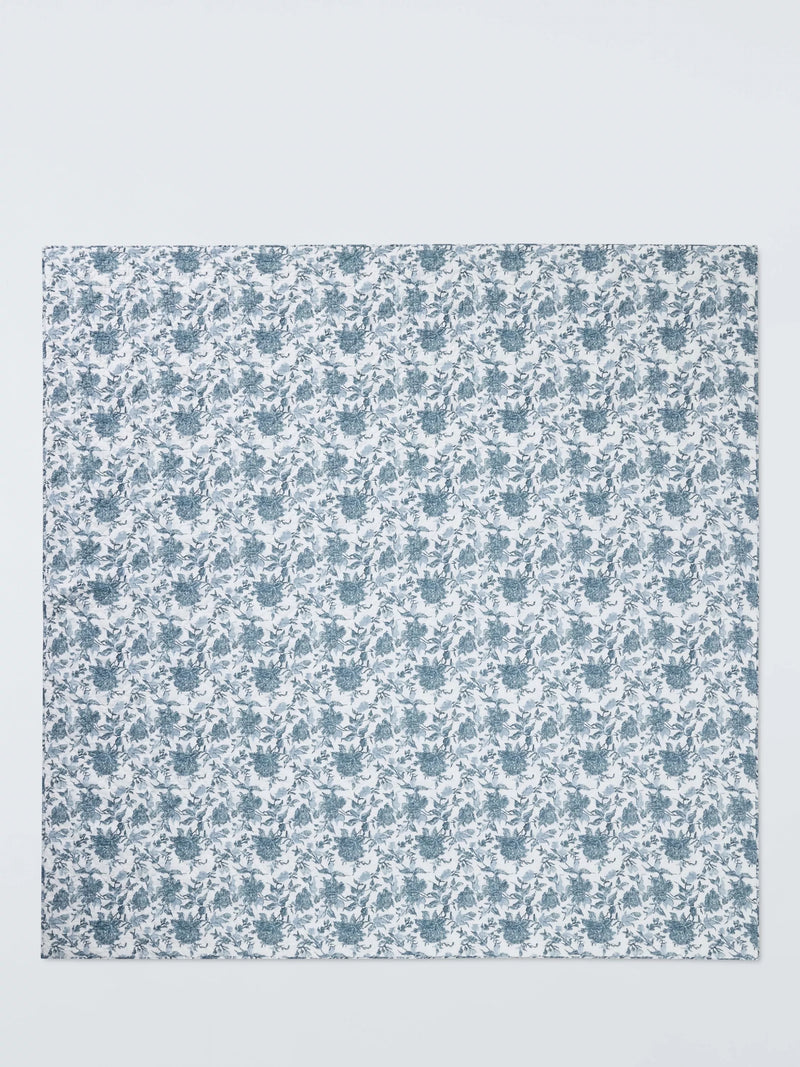 John Lewis blue floral quilt king size (British brand)