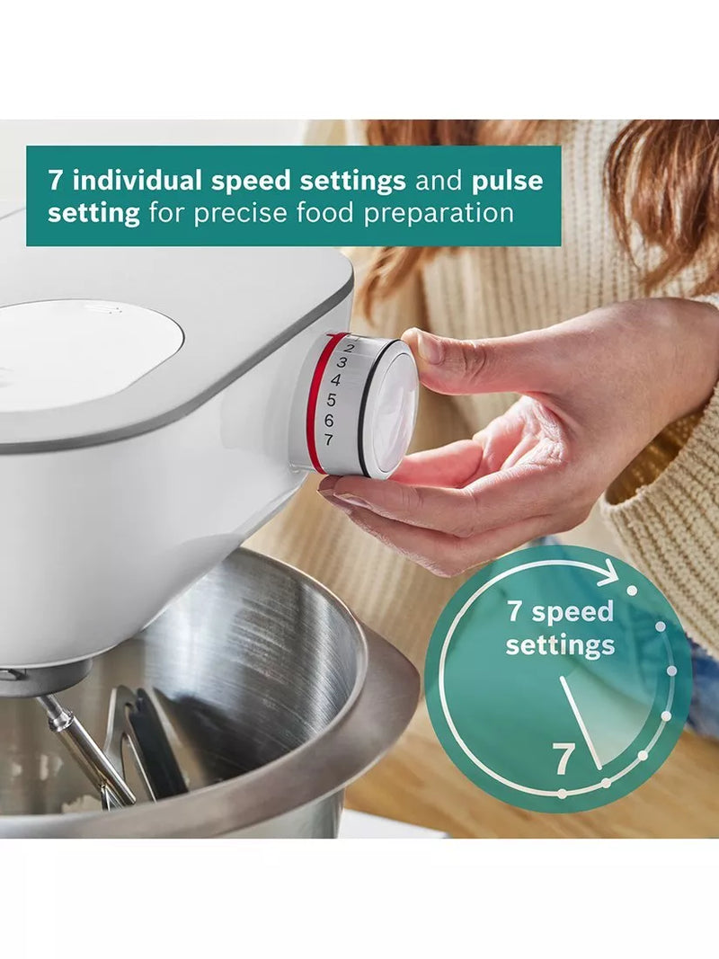 Bosch MUM5XW49GB stand mixer white 8-in-1 (British brand)