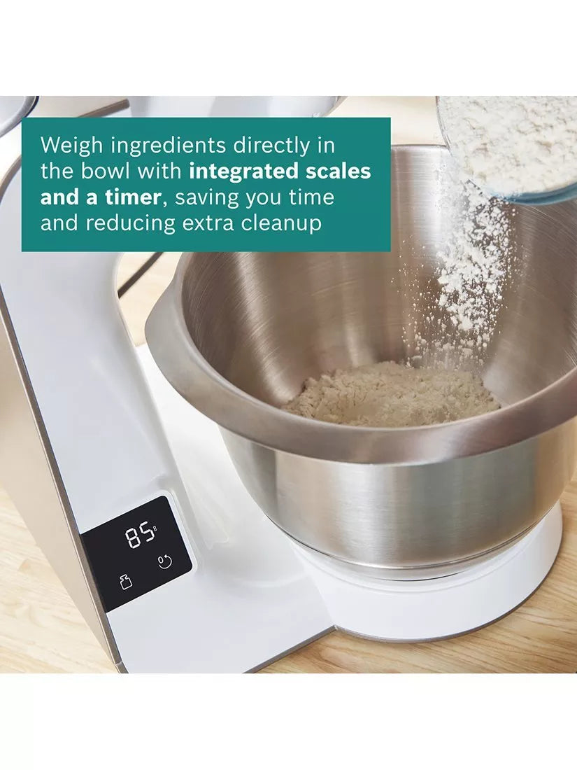 Bosch MUM5XW49GB stand mixer white 8-in-1 (British brand)