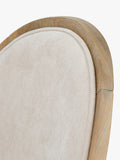 Laura Ashley upholstered dining chair set of 2 oak natural - British product