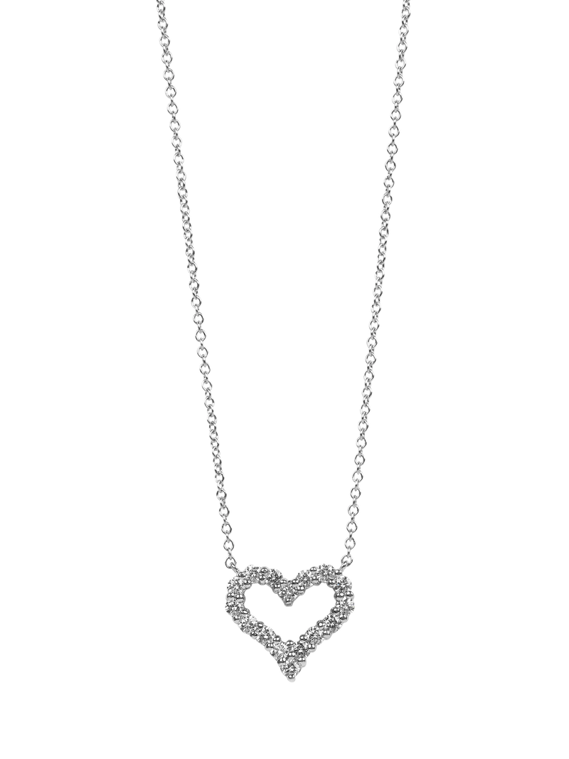 Tiffany & Co. Hearts mini platinum pendant with diamond, imported from the UK