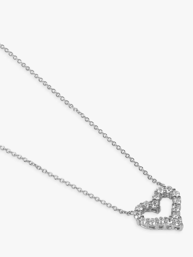 Tiffany & Co. Hearts mini platinum pendant with diamond, imported from the UK