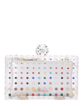Carvela Cristallo Embellished Clutch Bag, Multi