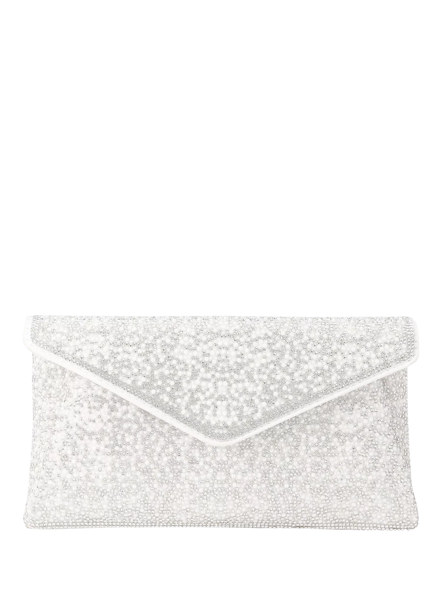 Carvela Stargaze embellished envelope clutch bag, imported from the UK