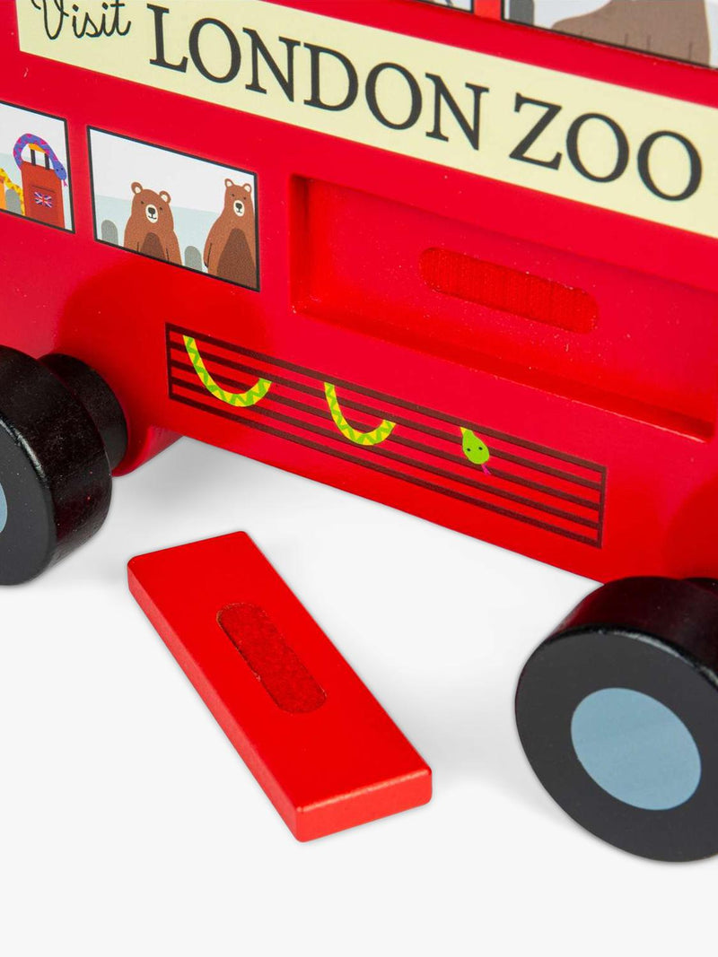 Bigjigs Toys London Bus pull-along toy - British product