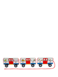 Bigjigs Toys wooden London tube pull-along toy - British product