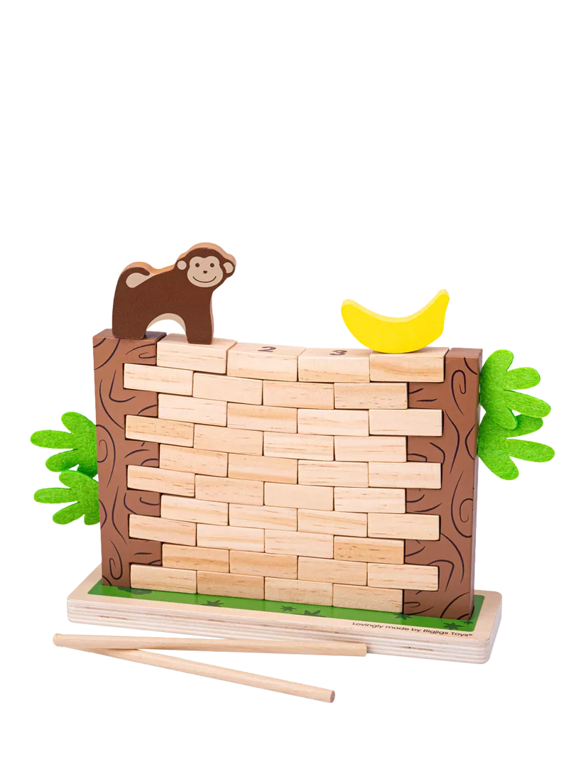 Bigjigs Toys Jungle Crash Game wooden board game, UK version