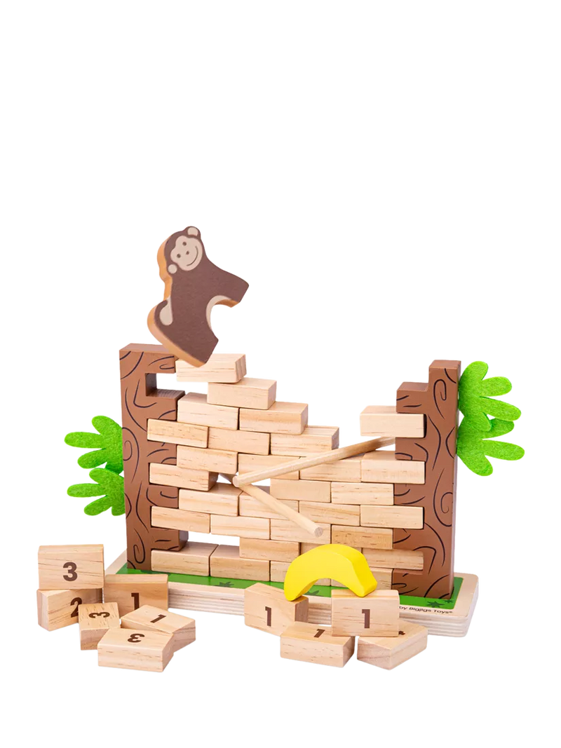 Bigjigs Toys Jungle Crash Game wooden board game, UK version