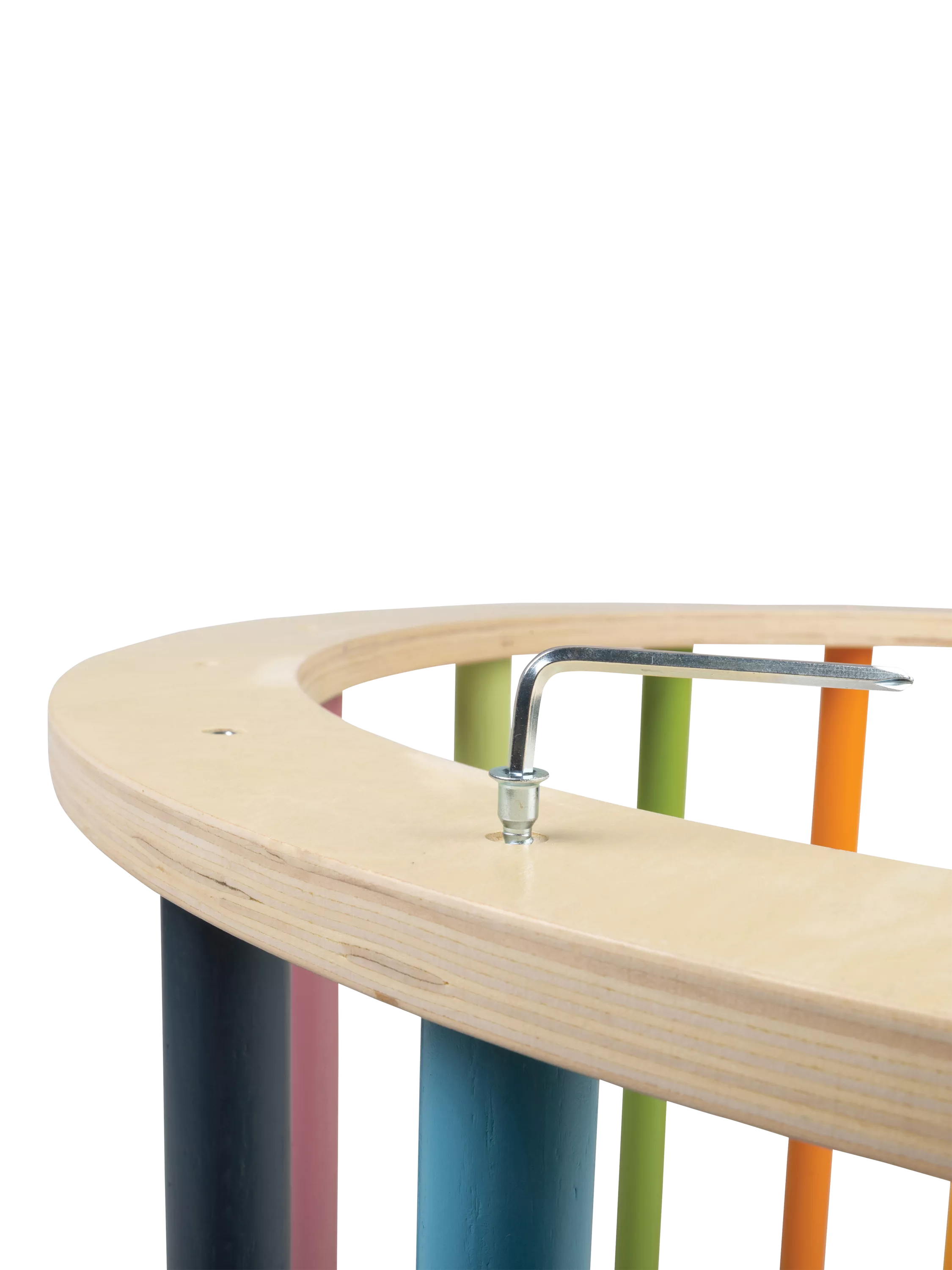 Bigjigs Toys Wooden Climbing Arch 55x80x37 cm - British product