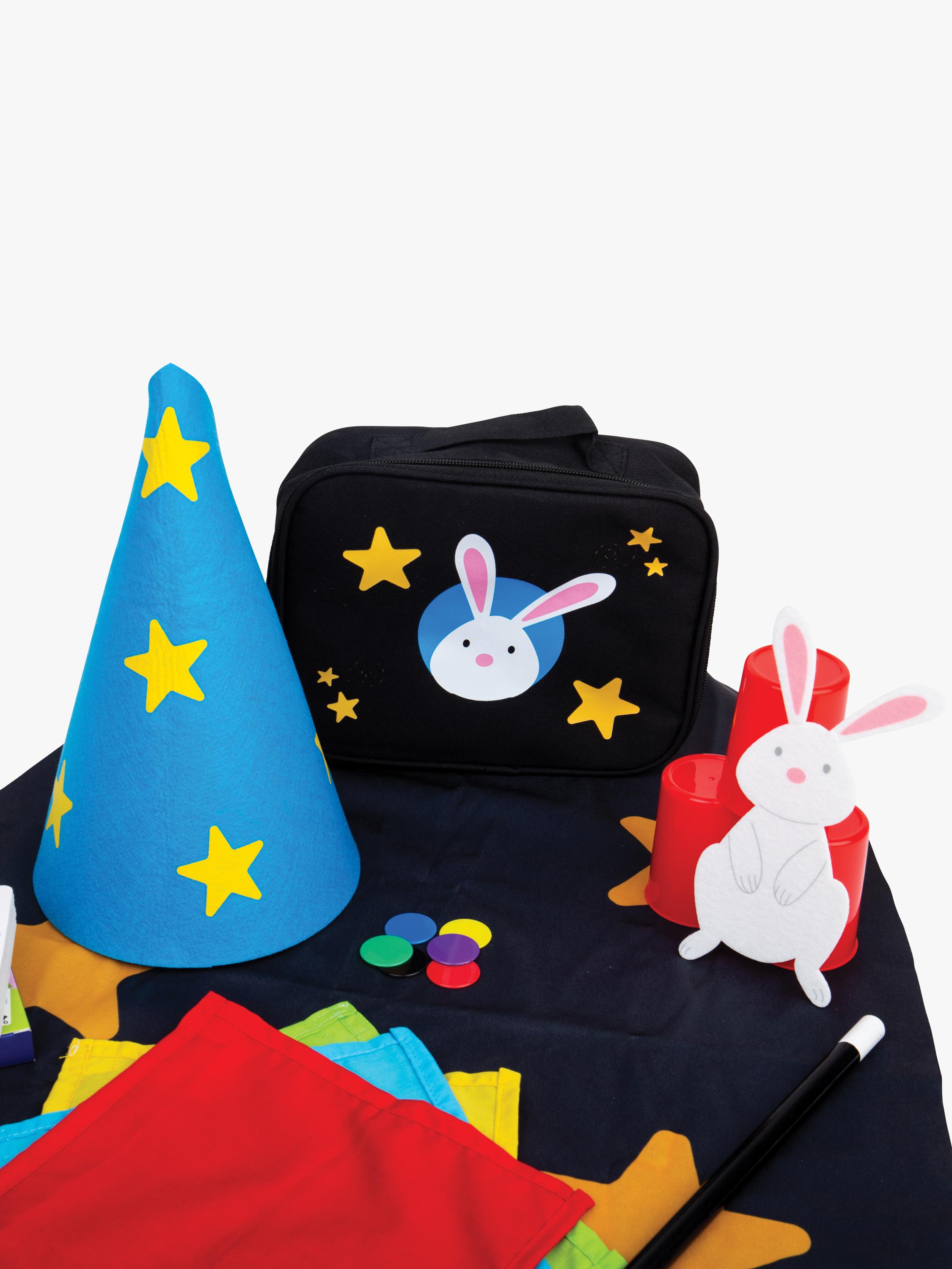 Bigjigs Toys magician kit with cape and wand (British brand)