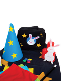 Bigjigs Toys magician kit with cape and wand (British brand)