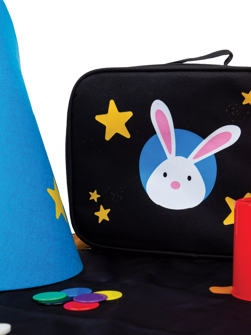 Bigjigs Toys magician kit with cape and wand (British brand)