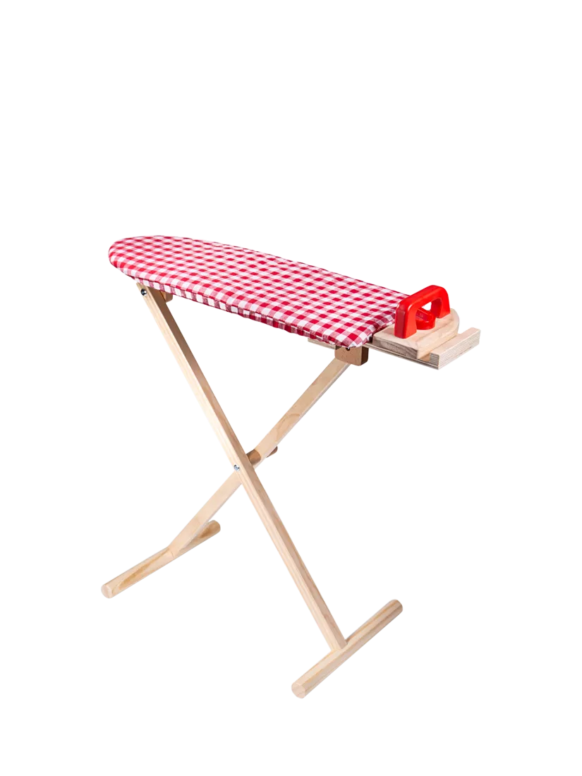 Bigjigs Toys wooden ironing board playset, imported from the UK