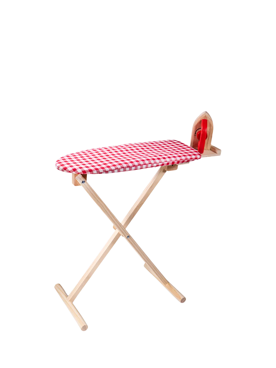 Bigjigs Toys wooden ironing board playset, imported from the UK